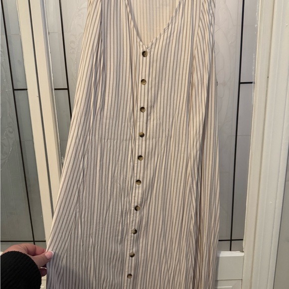 torrid Dresses & Skirts - Torrid Cream Striped Maxi Dress